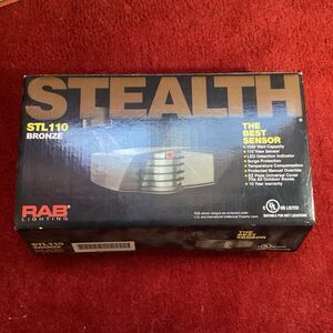 Rab Stealth Sensor Lighting 110°Deg View Detection 1000W STL110HW New - Bronze